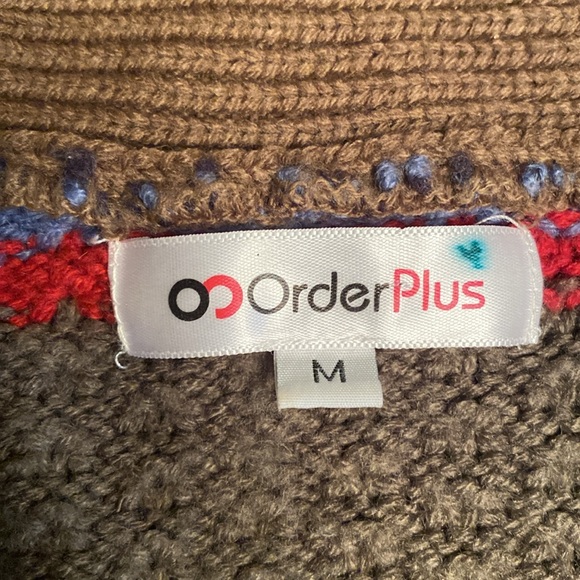 OC Order Plus Multi Stripe Boxy Cardigan - Picture 5 of 5